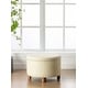 preview thumbnail 17 of 35, WOVENBYRD Large Round Storage Ottoman, Lift Off Lid