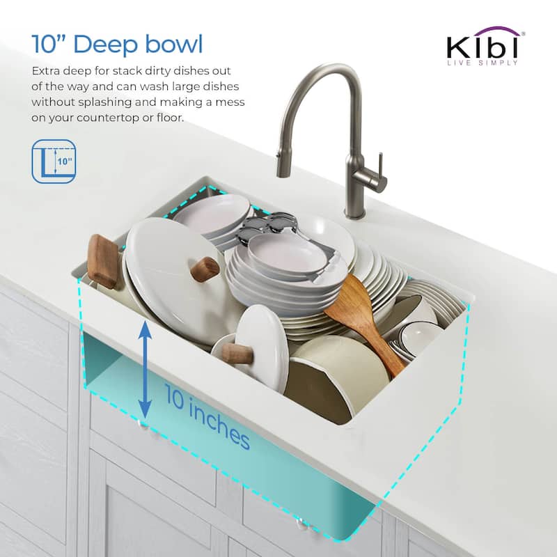 Handcrafted Undermount Single Bowl Stainless Steel Kitchen Sink