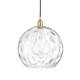 Option Satin Gold / Clear Water Glass