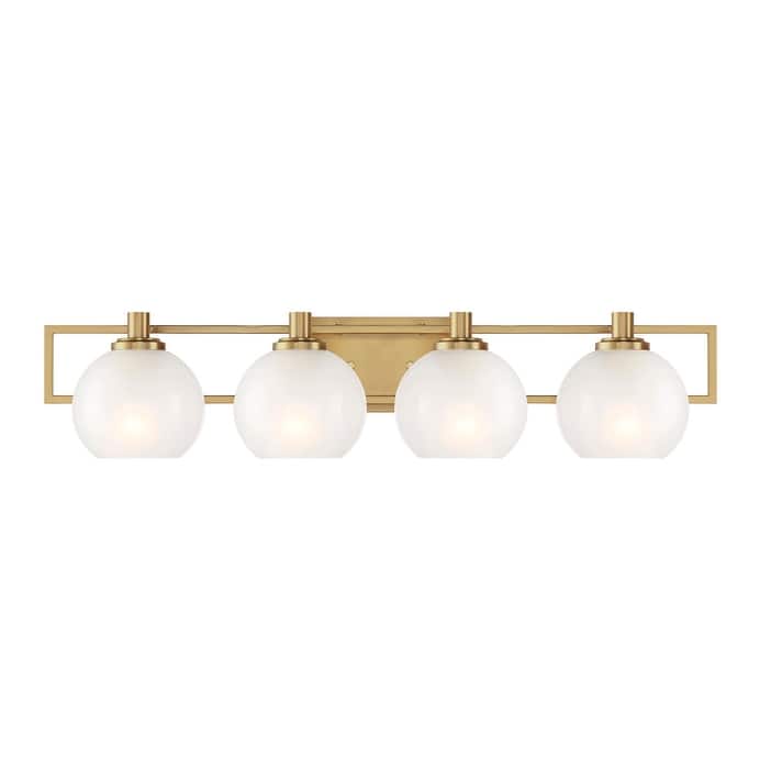 Designers Fountain 94504 Cowen 4 Light 31" Wide Bathroom Vanity Light - Brushed Gold