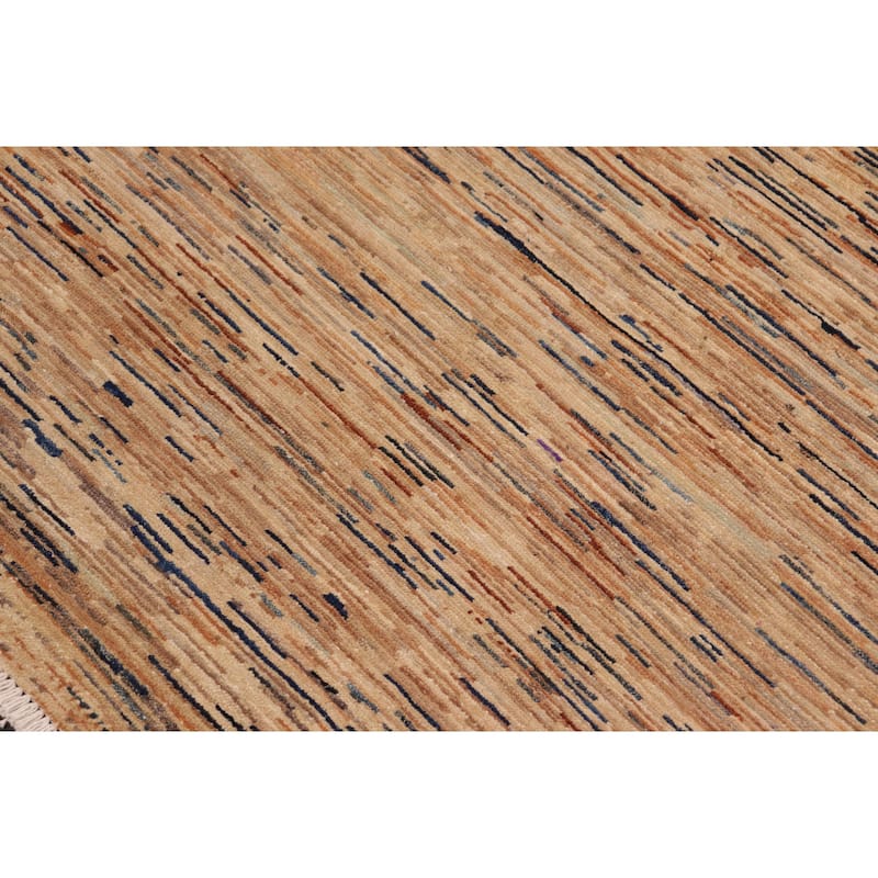 Boho Earthline Gabbeh Hand Knotted Wool Area Rug