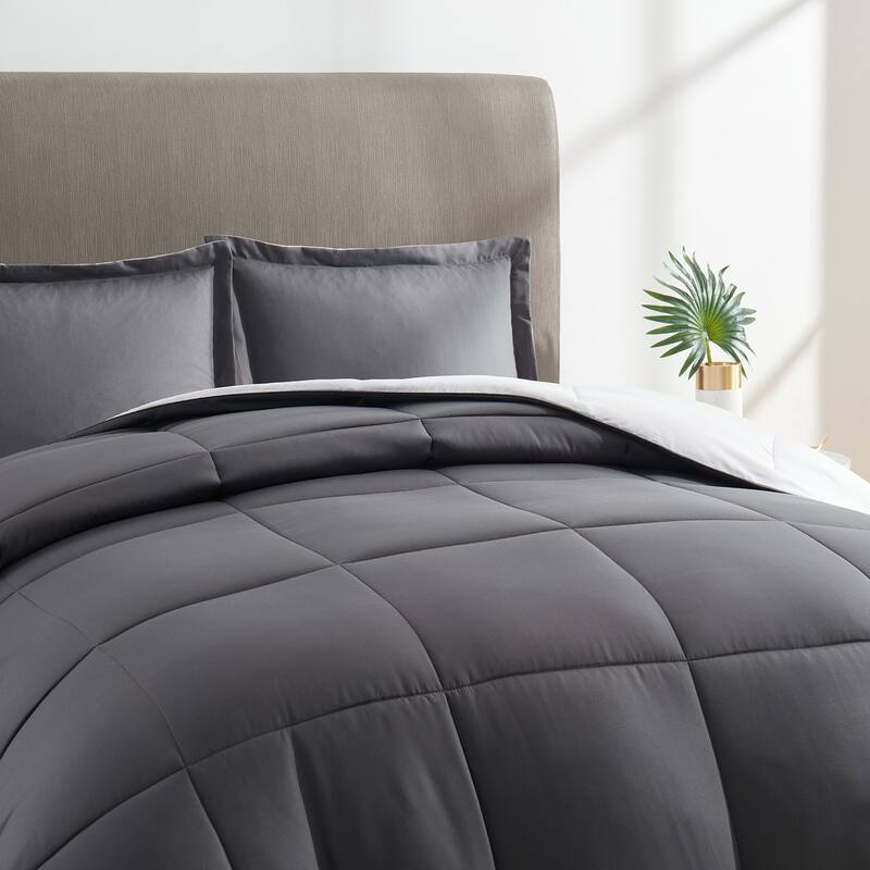 Nestl All Season Down Alternative Reversible Comforter Set