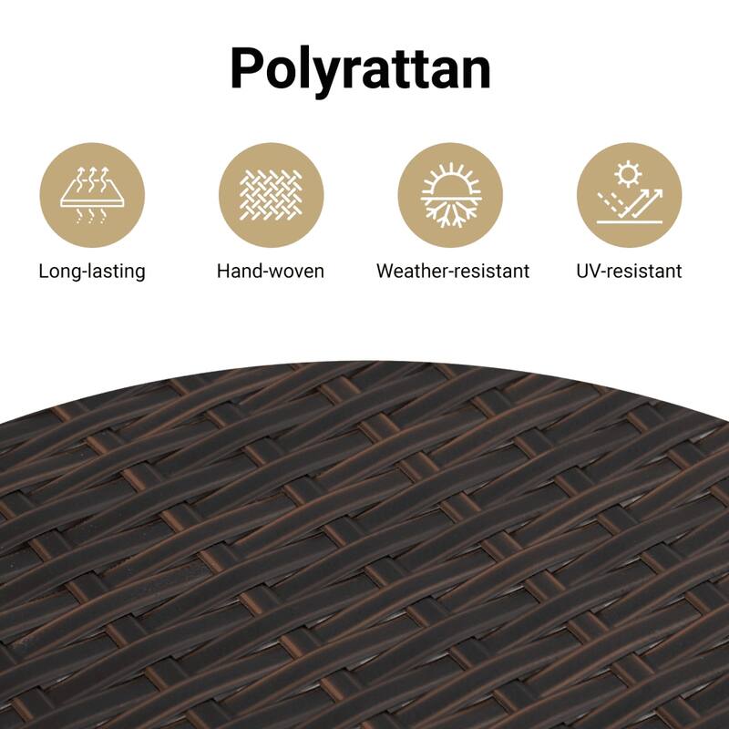 vidaXL Patio Sofa Set Modular Garden Sofa Set Rectangular Modern - 21.7 x 21.7 x 14.6