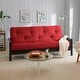 preview thumbnail 36 of 153, Porch & Den Hansen Full-size 10-inch Futon Mattress Burgundy - Full