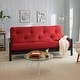 preview thumbnail 51 of 132, Porch & Den Owsley Full-size 8-inch Futon Mattress Burgundy - Full