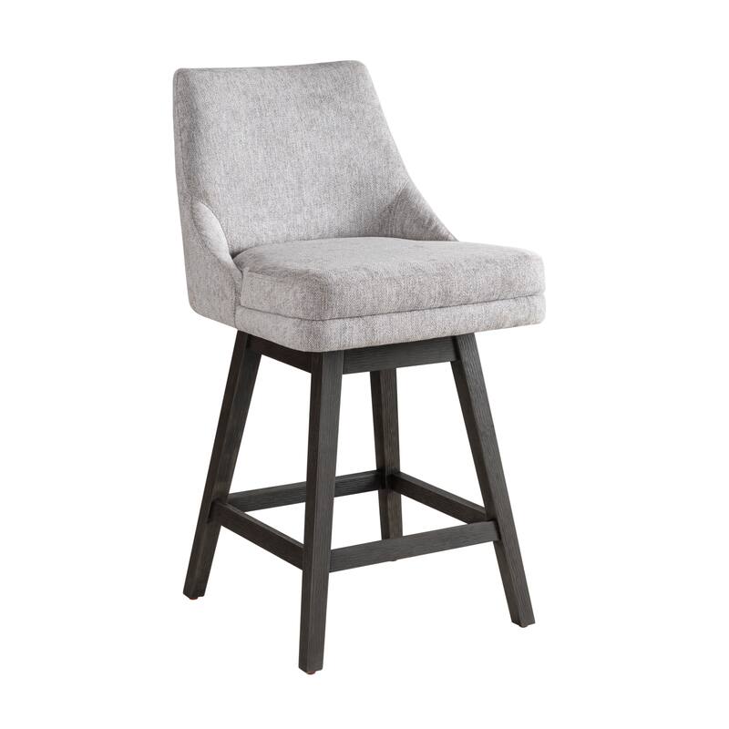 Branson Modern Bar Stool, Upholstered Counter Stool with Solid Wood Frame