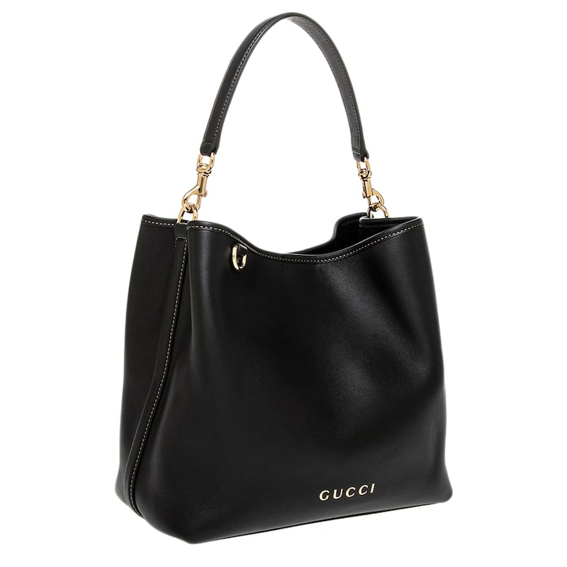 Gucci GG Emblem Bucket Bag