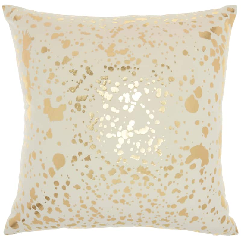 Mina Victory Luminescence Metallic Throw Pillow