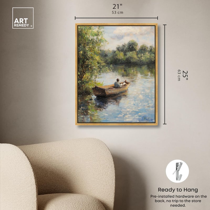 Lost in Thought Canvas by Art Remedy
