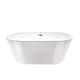 preview thumbnail 35 of 54, Vanity Art 54" Non-Slip Acrylic Freestanding Soaking Bathtub with Slotted Overflow & Pop-up Drain with Air Bath Option Available