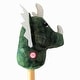 preview thumbnail 4 of 3, Ponyland: Plush Music Stick Animal - Green Dinosaur