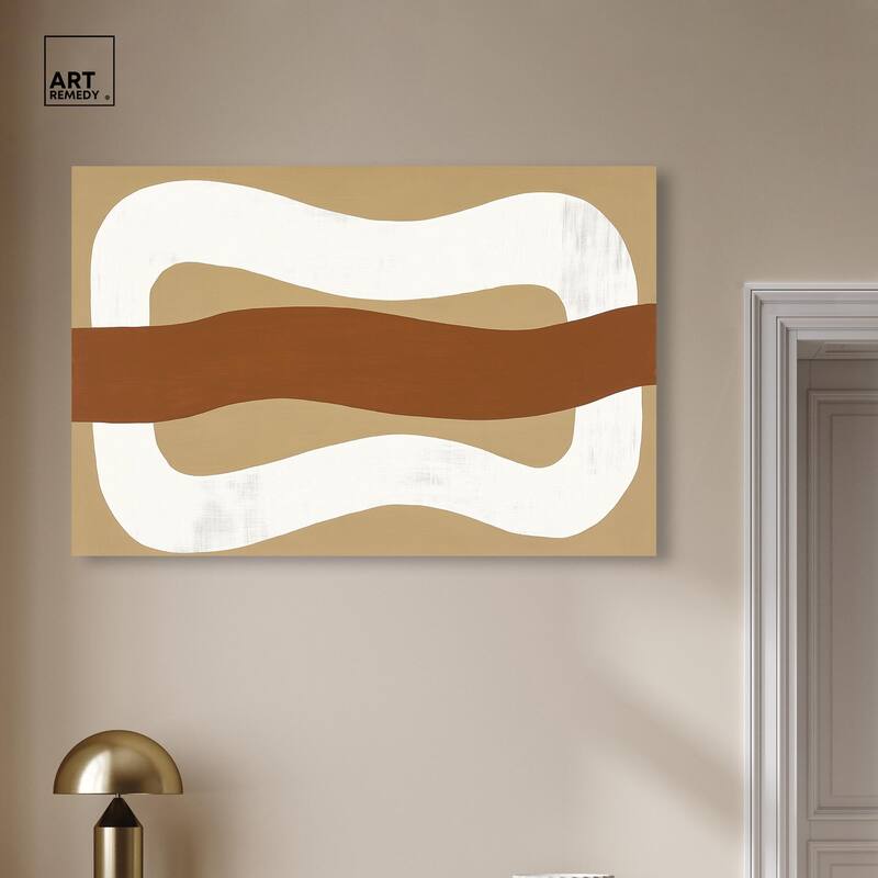 Minimal Wavy I Canvas by Art Remedy, Gallery Wrapped