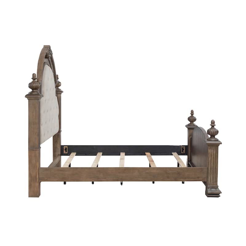 Liberty Furniture Carlisle Court Poster Bed, Dresser & Mirror, Chest, Night Stand - King, Queen