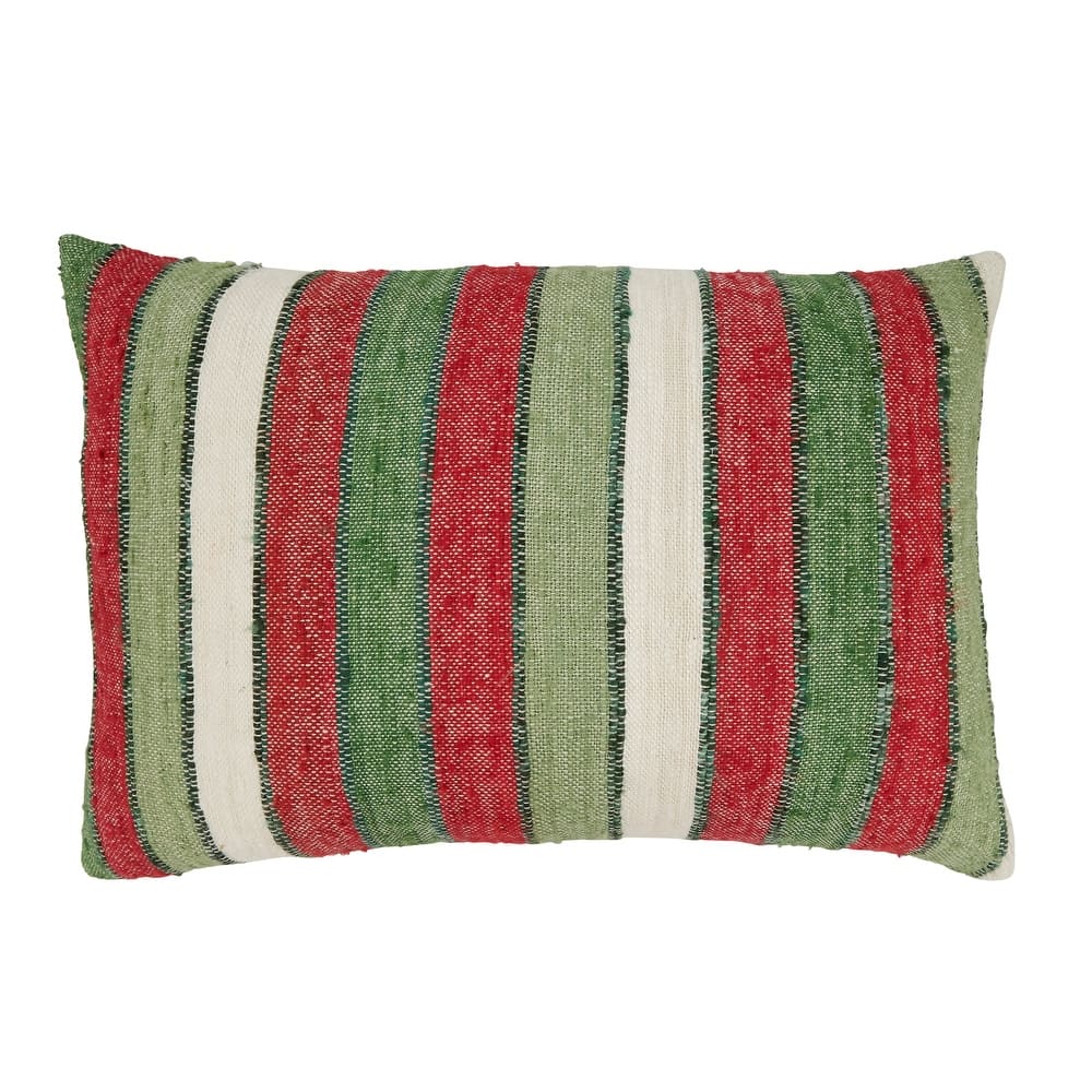 Throw Pillow With Striped Design