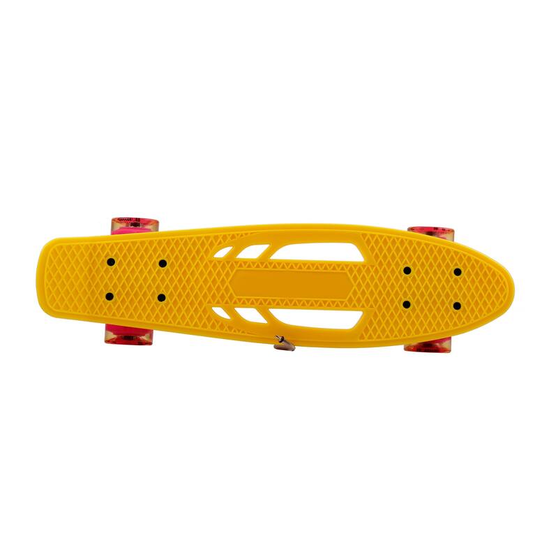 22 Inch Skateboard with LED Light Up PU Wheels And Bendable Deck - 1pc