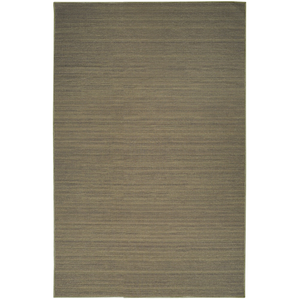 Nourison Washable Essentials Indoor Solid Area Rug