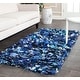 preview thumbnail 64 of 175, SAFAVIEH Handmade Rio Shag Chihoko 3.5-inch Extra Thick Decorative Rug 3' x 5' - Navy/Multi - Rectangle