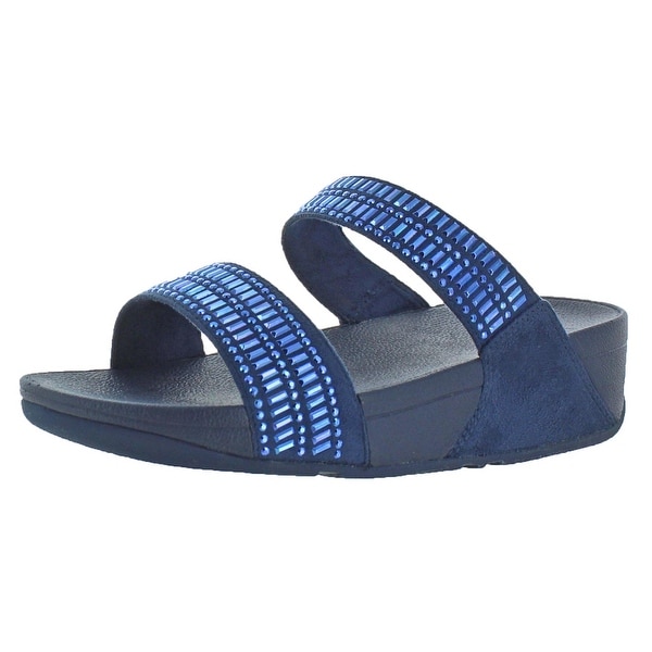 fitflop blue sandals