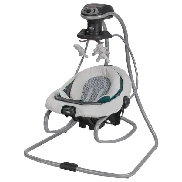 slide 2 of 6, Graco DuetSoothe Swing and Rocker Sapphire