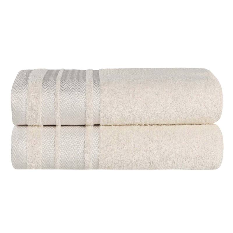 Superior Hays Cotton Soft Medium Weight Bath Sheet Set of 2