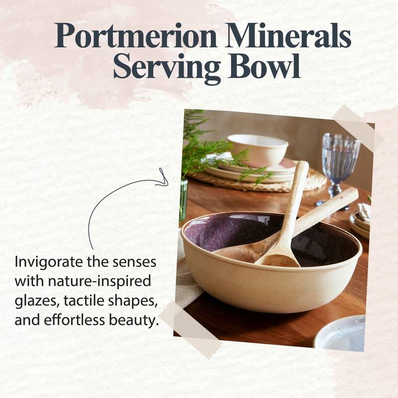 Portmeirion Minerals Medium Serving Platter Amethyst - 10 in
