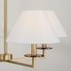 preview thumbnail 6 of 7, Gilda 4-Light Chandelier - 29.75"W x 19.75"H