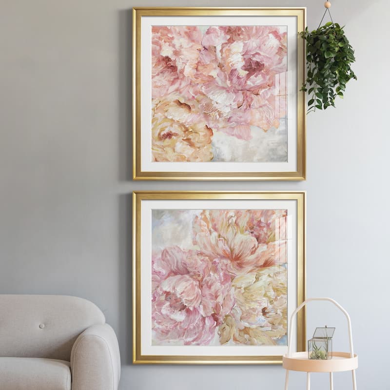Contemporary Peonies I Premium Framed Print - Ready to Hang