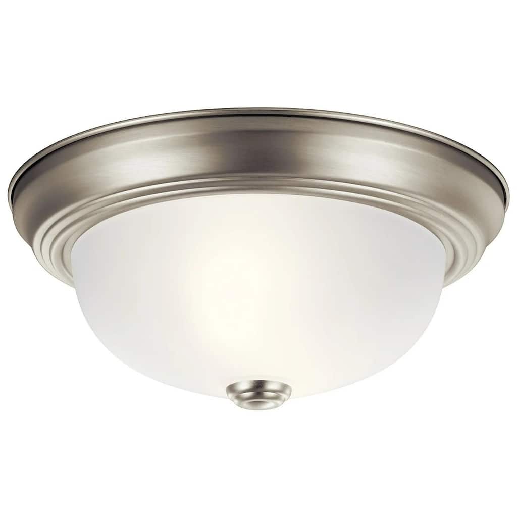 Kichler 2 Light 11" Wide Flush Mount Bowl Ceiling Fixture