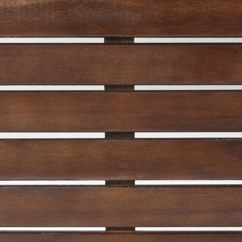 Milos Outdoor Acacia Wood Bar Table by Christopher Knight Home - N/A