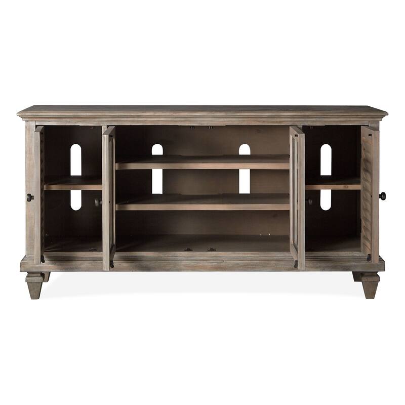 Magnussen Home Calistoga Dovetail Grey Small Console - 82"W x 18"D x 32"H