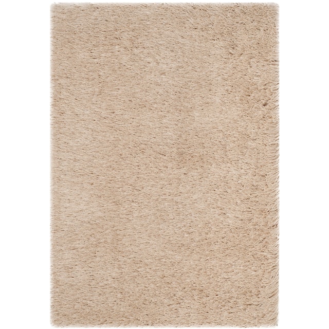 SAFAVIEH Handmade Venice Shag Djenka 3-inch Thick Rug - 2' x 3' - Champagne