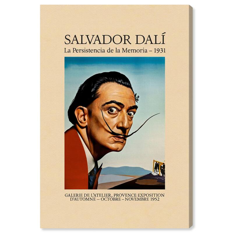 Salvador Dali Persistence Canvas by Art Remedy, Gallery Wrapped - 36" x 54"