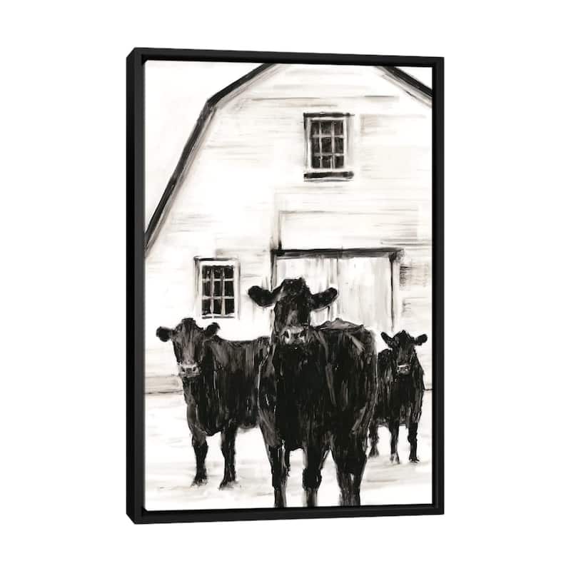 iCanvas "Standing Around II" by Ethan Harper Framed Canvas Print - Black - 40x26
