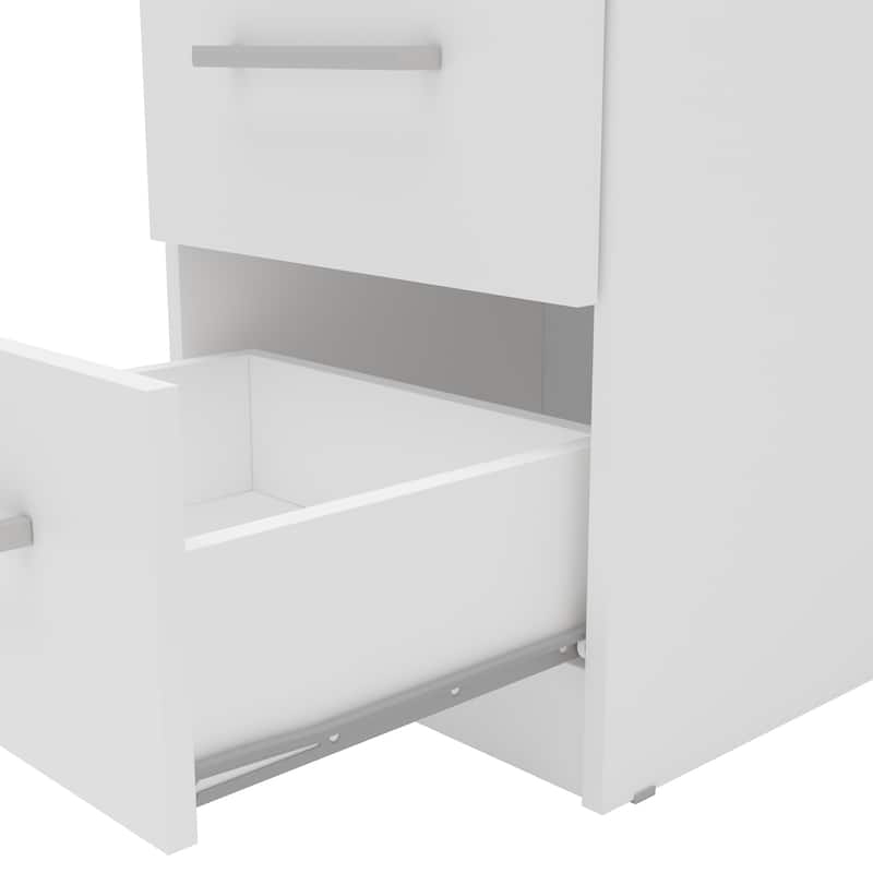 Polifurniture Juliette Modern 2 Drawer Nightstand