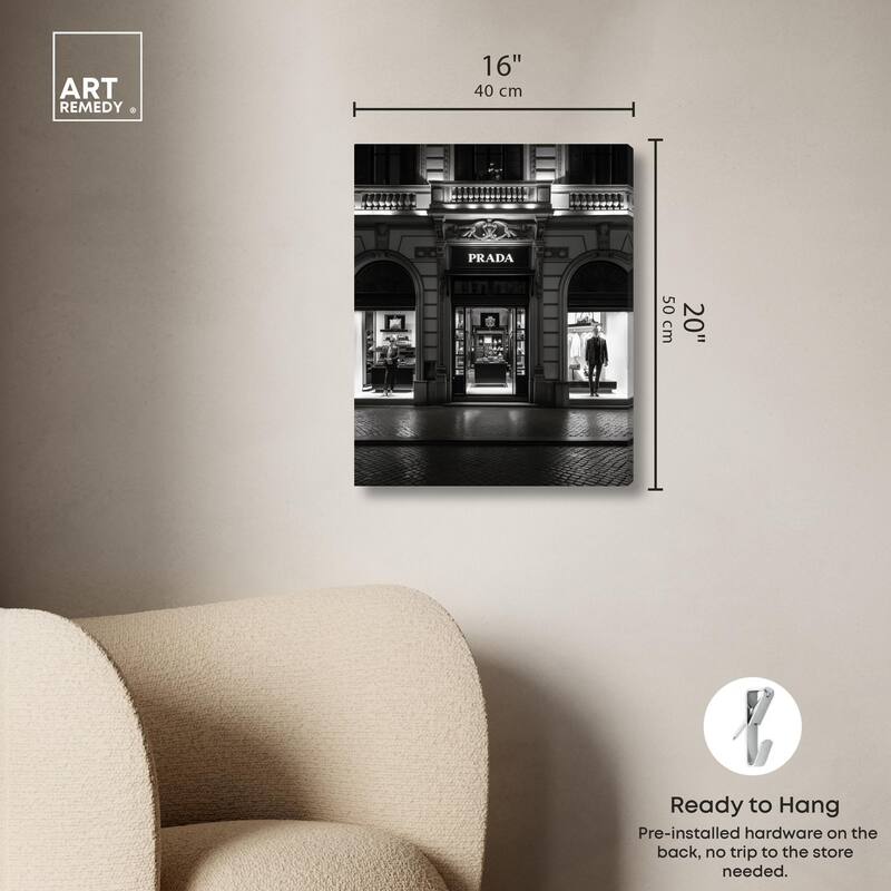 Fashion Presence Canvas by Art Remedy, Gallery Wrapped