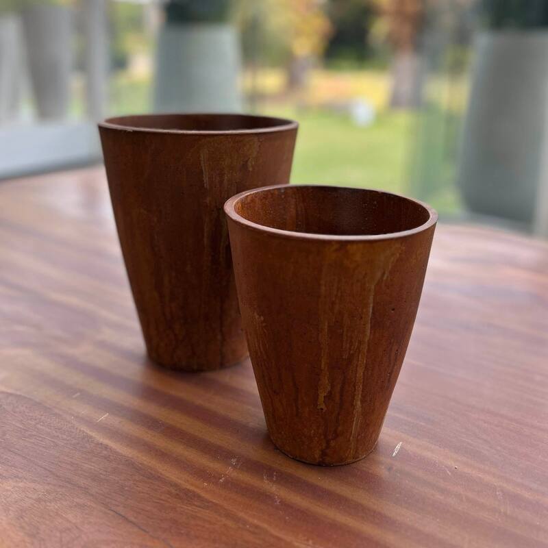 Patio Small Limestone Vase
