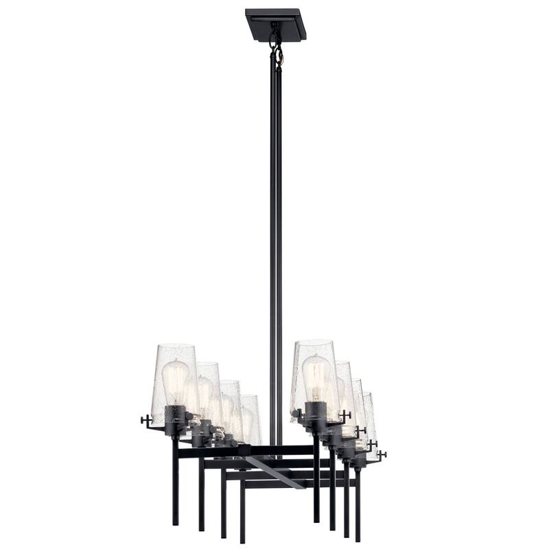 Kichler Lighting Alton 46 inch 8-Light Linear Chandelier Black