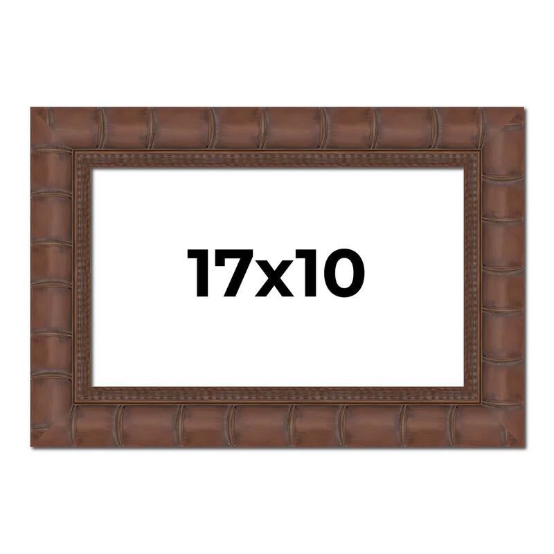 17x10 Frame Pewter Solid Wood Picture Frame Width 1.625 Inches | Interior Frame Depth 0.6875 Inches