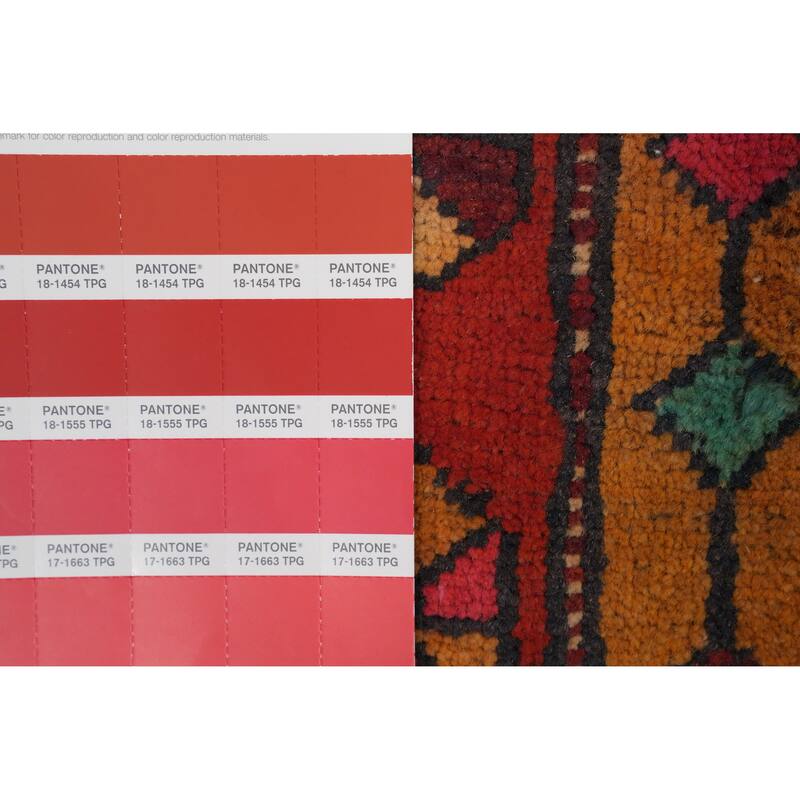 Hand Knotted Oriental 100% Wool Carpet Traditional Tribal Red Meshkin Area Rug - 10' 0'' X 4' 9''