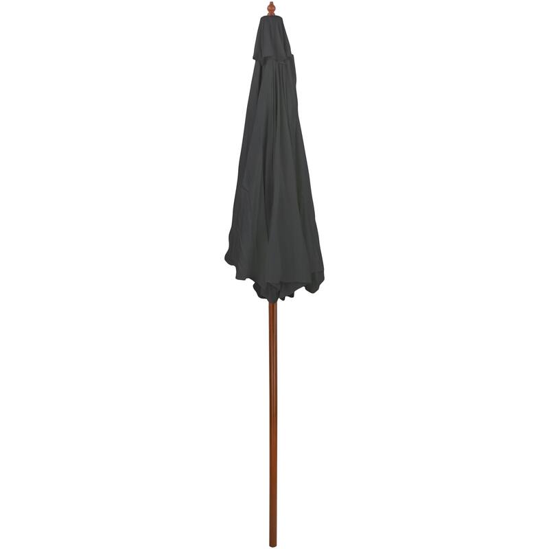 8.5ft Outdoor Patio Market Umbrella with Wooden Pole