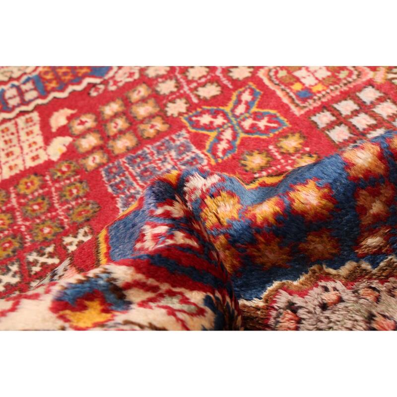 ECARPETGALLERY Hand-knotted Anadol Red Wool Rug - 4'3 x 6'5