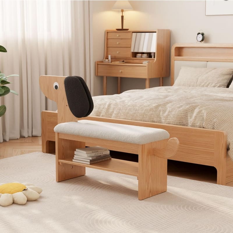 2-Tier Shoe Bench - 35.83"D x 8.07"W x 14.07"H