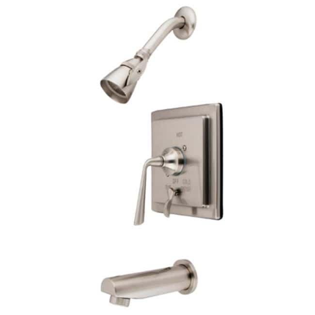Kingston Brass Concord Tub and Shower Trim with Single Function Shower