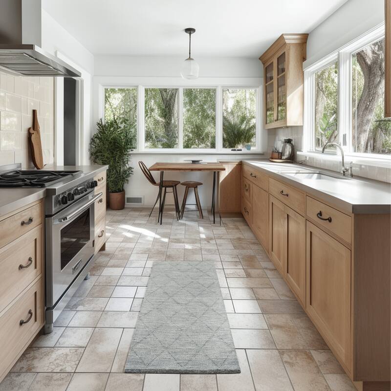 Nourison Wool Haven Indoor only Diamond Wool Area Rug