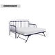 preview thumbnail 3 of 4, Fremont & Park Eury Open Frame Metal Daybed with Lift-Up Trundle