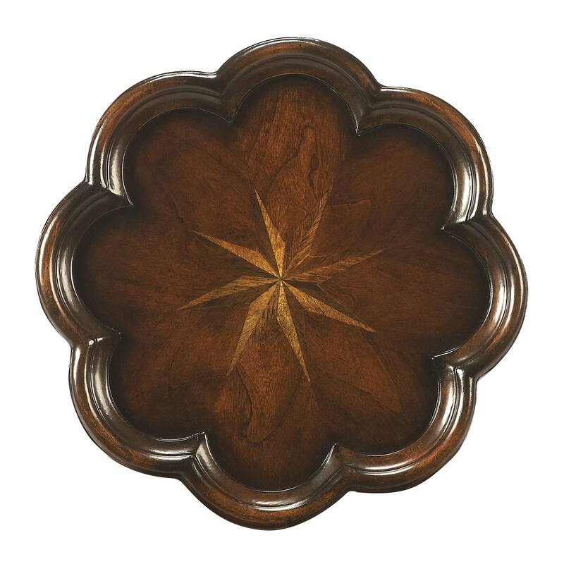 Whitman Scalloped Edge Accent Table