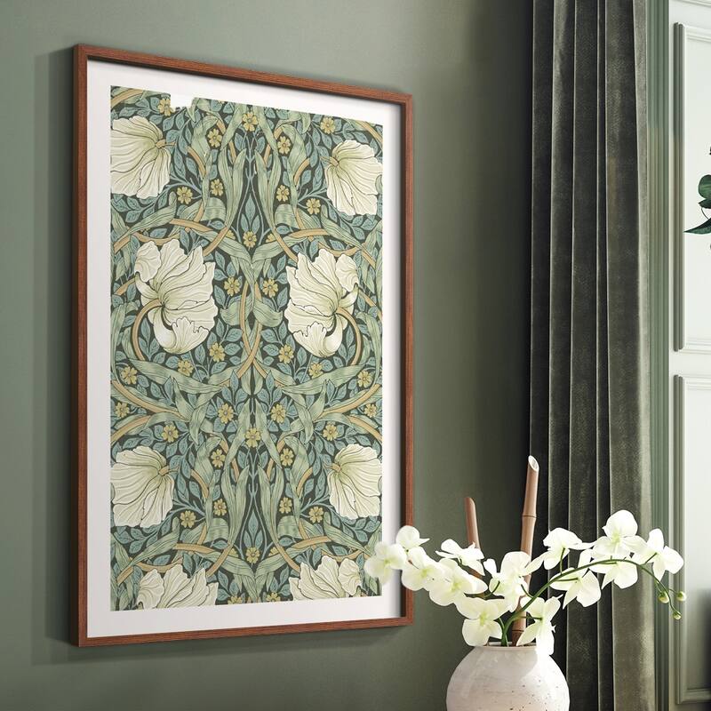 Vintage Abstract Print XXVIII -Framed Print