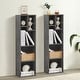 preview thumbnail 20 of 34, VECELO Set of 2 Open Bookshelf Set 4-Tier Five Irregular Cube Bookcase Multipurpose Storage Organizer for Small Spaces Grey