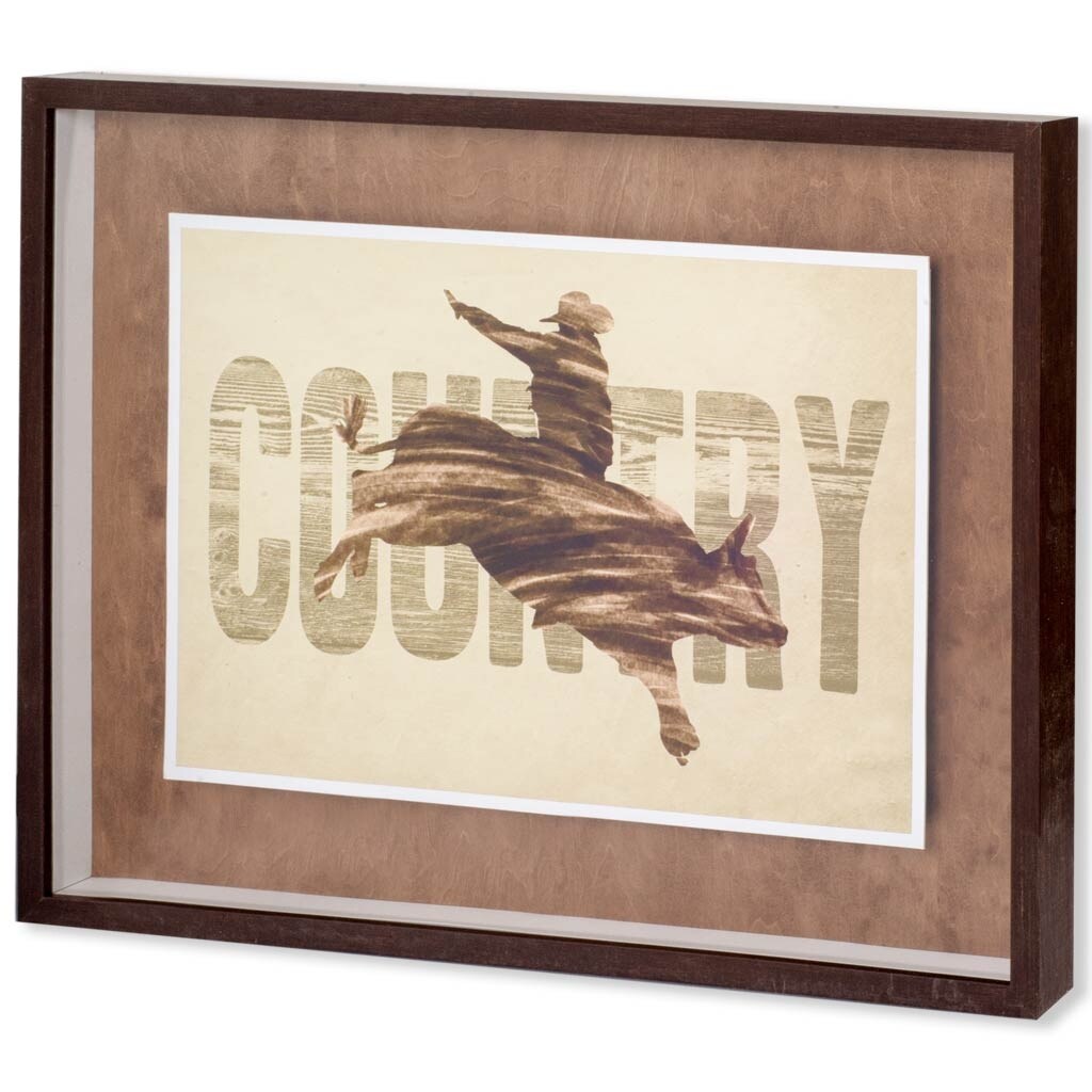 Country by THE Studio a Framed Art Print Matted under Glass