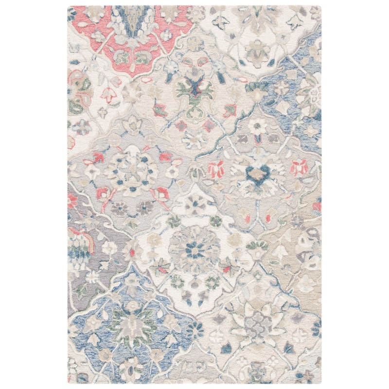 SAFAVIEH Handmade Glamour Noella Floral Wool Rug